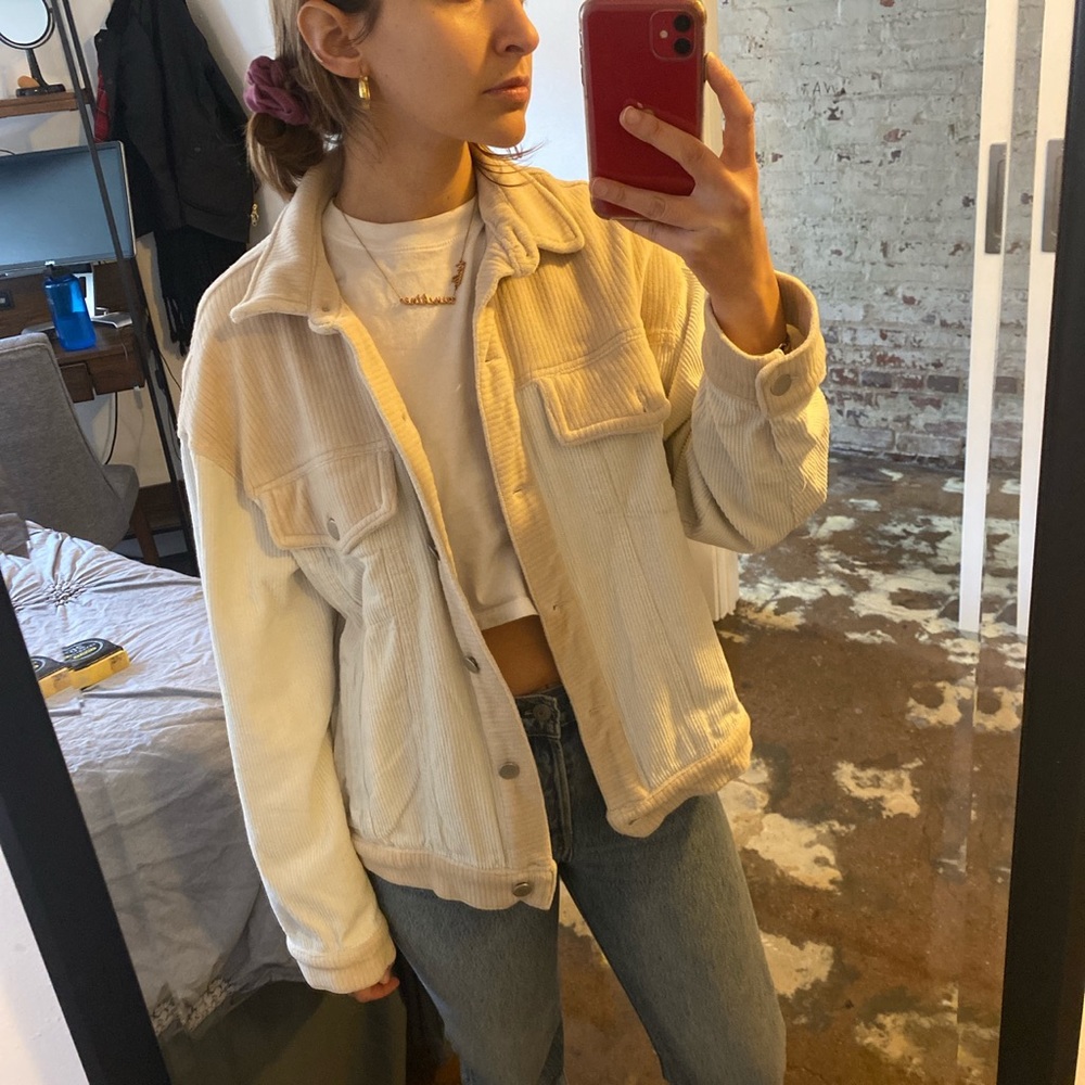 oversized corduroy jacket